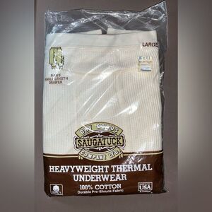 Saugatuck Dry Goods Size Large Thermal Underwear Long Johns Vintage USA NEW